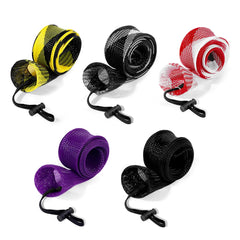 KPEPIX 5PCS Fishing Rod Sleeves with Lanyard – Protective Rod Covers for Casting & Fly Rods