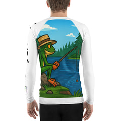 Grumpyfrog Men’s Rash Guard – UPF 50+ Long Sleeve Sun Protection Shirt for Outdoors