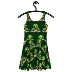 Grumpyfrog Holdings Skater Dress – Flared Fit, Soft Elastic Fabric, UPF 50+