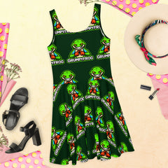Grumpyfrog Holdings Skater Dress – Flared Fit, Soft Elastic Fabric, UPF 50+