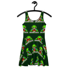 Grumpyfrog Holdings Skater Dress – Flared Fit, Soft Elastic Fabric, UPF 50+