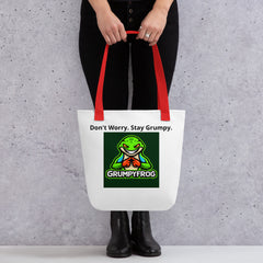 Grumpyfrog Holdings Tote Bag – Durable All-Over Print Carryall with Cotton Straps