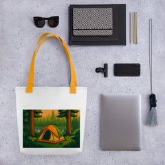 Grumpyfrog Holdings Tote Bag – Durable All-Over Print Carryall with Cotton Straps