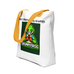Grumpyfrog Holdings Tote Bag – Durable All-Over Print Carryall with Cotton Straps