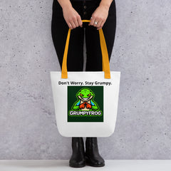 Grumpyfrog Holdings Tote Bag – Durable All-Over Print Carryall with Cotton Straps