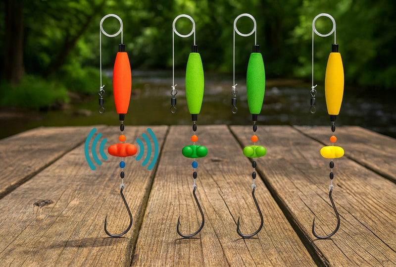 Catfish Float Rigs with Circle Hooks | Pre-Rigged Santee Rig Catfishing Tackle for Big Catfish