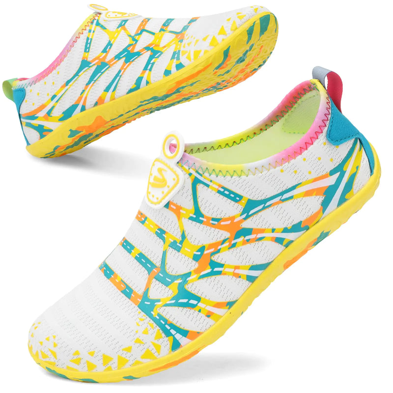 Spesoul Unisex Water Shoes Quick Dry Aqua Socks for Beach, Pool, River, Yoga – Size 8–9W / 6.5–7M