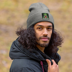 Grumpyfrog Holdings Cuffed Beanie – Warm Knit Hat, Unisex Winter Cold-Weather Essential