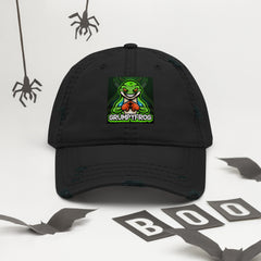 Grumpyfrog Holdings Distressed Dad Hat – Vintage Adjustable Cotton Baseball Cap for Men & Women
