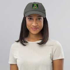 Grumpyfrog Holdings Distressed Dad Hat – Vintage Adjustable Cotton Baseball Cap for Men & Women