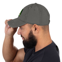 Grumpyfrog Holdings Distressed Dad Hat – Vintage Adjustable Cotton Baseball Cap for Men & Women