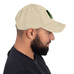 Grumpyfrog Holdings Distressed Dad Hat – Vintage Adjustable Cotton Baseball Cap for Men & Women