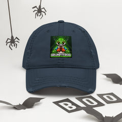Grumpyfrog Holdings Distressed Dad Hat – Vintage Adjustable Cotton Baseball Cap for Men & Women