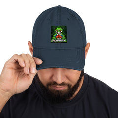 Grumpyfrog Holdings Distressed Dad Hat – Vintage Adjustable Cotton Baseball Cap for Men & Women