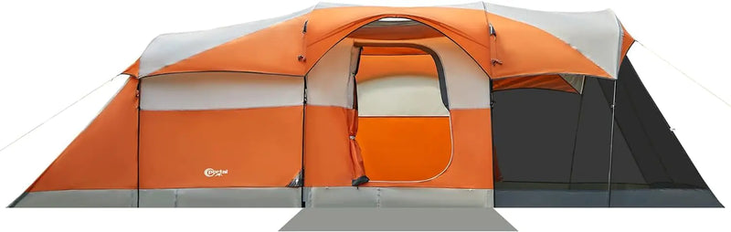 PORTAL 8 Person Family Tent – Large Waterproof Camping Tent with Screen Porch & Rainfly Outdoors