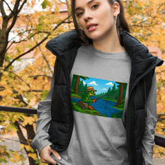 Grumpyfrog Holdings Unisex Long Sleeve Tee – Classic Crew Neck Cotton Shirt, Casual & Versatile
