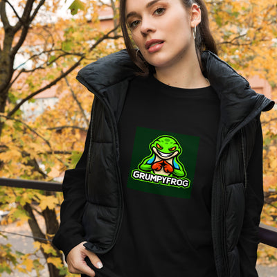 Grumpyfrog Holdings Unisex Long Sleeve Tee – Soft Cotton, Classic Fit, Everyday Essential