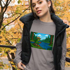 Grumpyfrog Holdings Unisex Long Sleeve Tee – Classic Crew Neck Cotton Shirt, Casual & Versatile