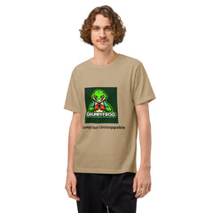 Grumpyfrog Oversized T-Shirt – Heavyweight 100% Cotton Streetwear Tee, Relaxed Fit