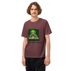 Grumpyfrog Oversized T-Shirt – Heavyweight 100% Cotton Streetwear Tee, Relaxed Fit