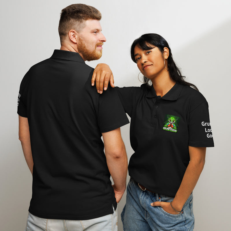 Premium Pique Polo Shirt with Grumpyfrog Logo – Classic Fit & Everyday Style