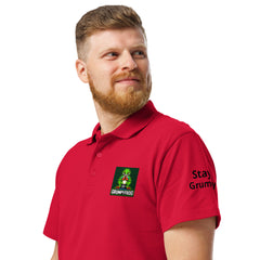 Premium Pique Polo Shirt with Grumpyfrog Logo – Classic Fit for Everyday Style