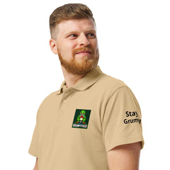 Premium Pique Polo Shirt with Grumpyfrog Logo – Classic Fit for Everyday Style