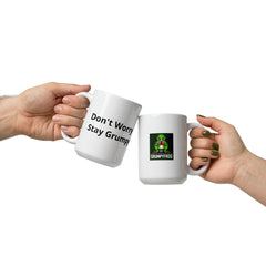Grumpyfrog White Glossy Mug – Durable Ceramic Coffee Cup, Dishwasher & Microwave Safe