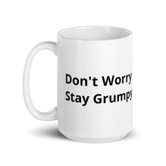 Grumpyfrog White Glossy Mug – Durable Ceramic Coffee Cup, Dishwasher & Microwave Safe