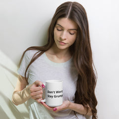 Grumpyfrog White Glossy Mug – Durable Ceramic Coffee Cup, Dishwasher & Microwave Safe