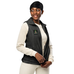 Women’s Columbia Fleece Vest with Embroidered Grumpyfrog Logo – Warm Hiking & Outdoor Layer
