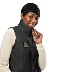 Women’s Columbia Fleece Vest with Embroidered Grumpyfrog Logo – Warm Hiking & Outdoor Layer