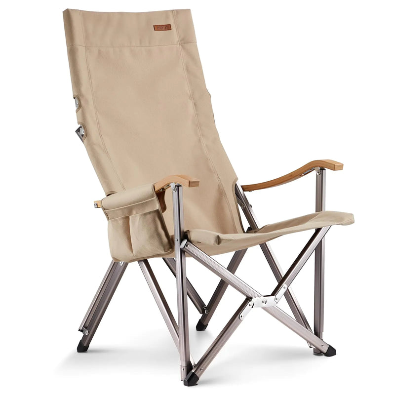ICECO High Back Camping Chair – Heavy Duty 600lb Folding Outdoor Chair w/ Storage Bag